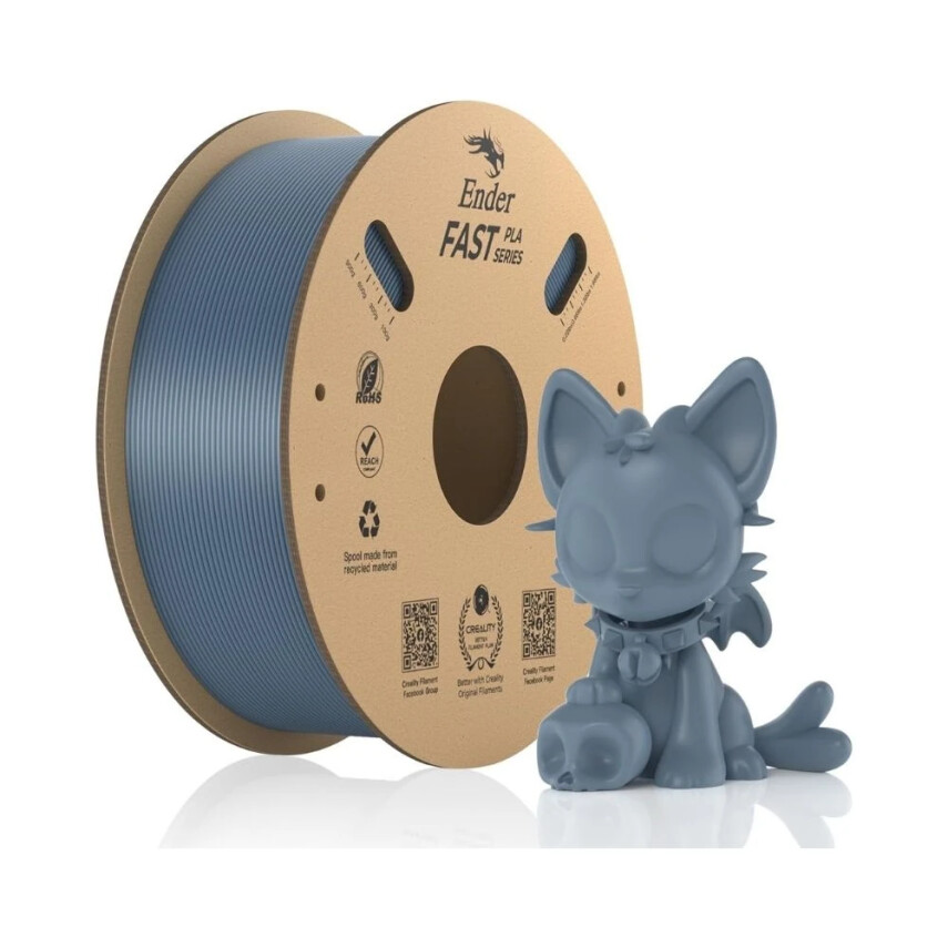 Creality Ender Fast PLA Gri Filament 1.75mm 1000gr - 1
