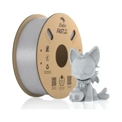Creality Ender Fast PLA Gümüş Filament 1.75mm 1000gr 