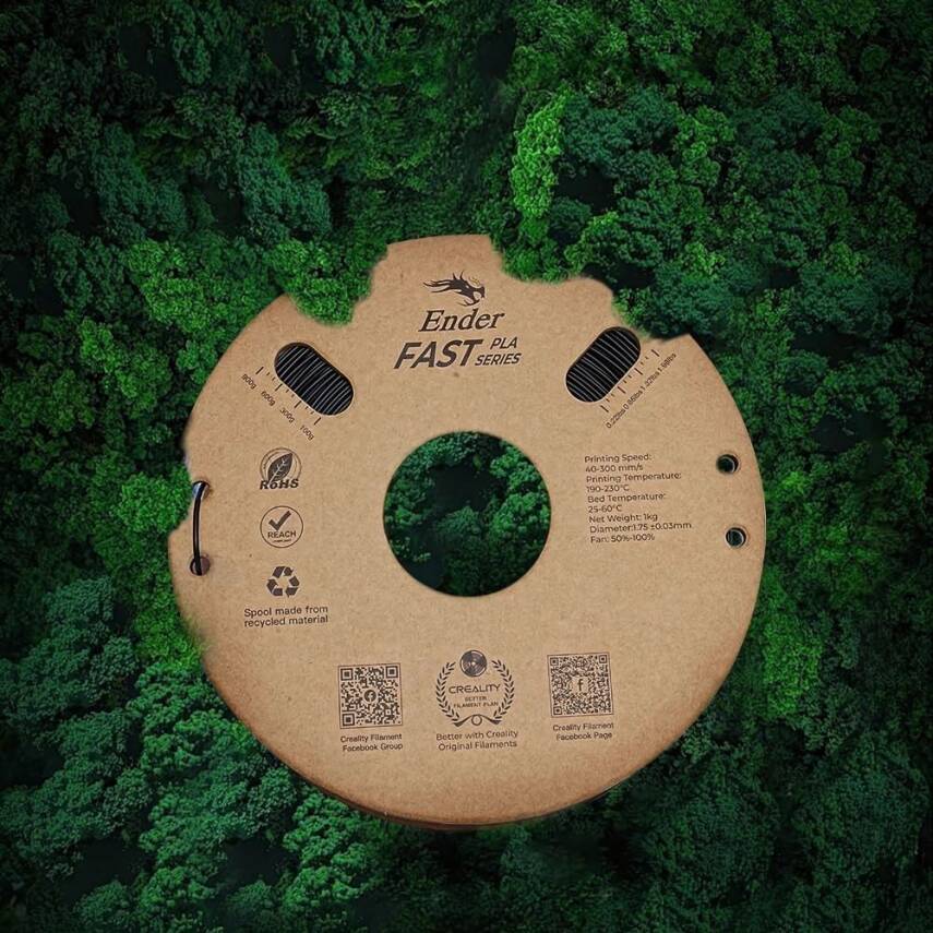 Creality Ender Fast PLA Mavi Filament 1.75mm 1000gr - 2