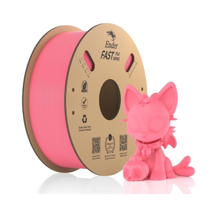Creality Ender Fast PLA Pembe Filament 1.75mm 1000gr - 1