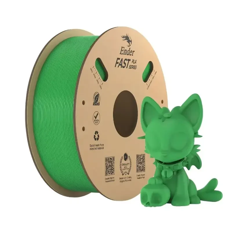 Creality Ender Fast PLA Yeşil Filament 1.75mm 1000gr - Creality 3D