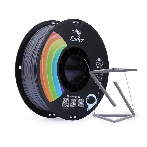 Creality Ender PLA+ Gri Filament 1.75mm 1000gr - 1
