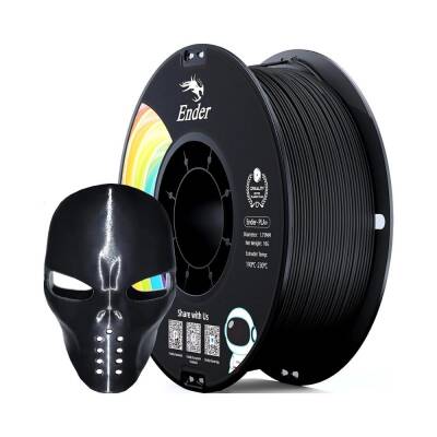 Creality Ender PLA+ Siyah Filament 1.75mm 1000gr - Creality 3D (1)