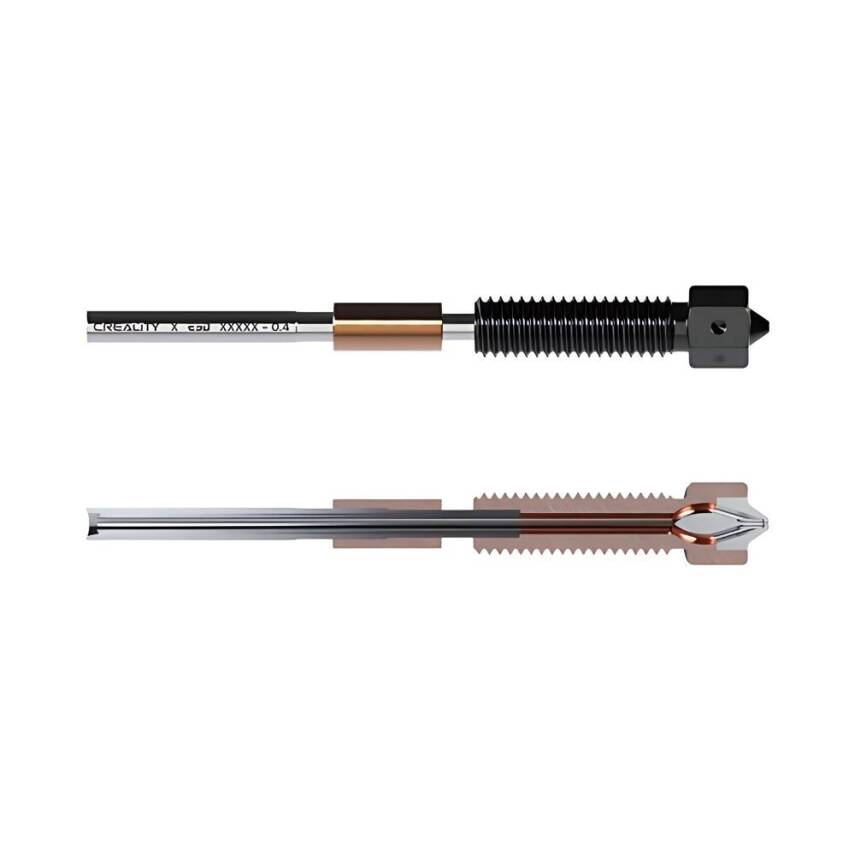 E3D Gelişmiş Yüksek Akış ObXidian Unicorn Nozzle Creality Uyumlu - 0.4mm - 2