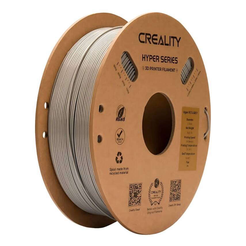 Creality Hyper PETG Gri Filament 1.75mm 1000gr - 1