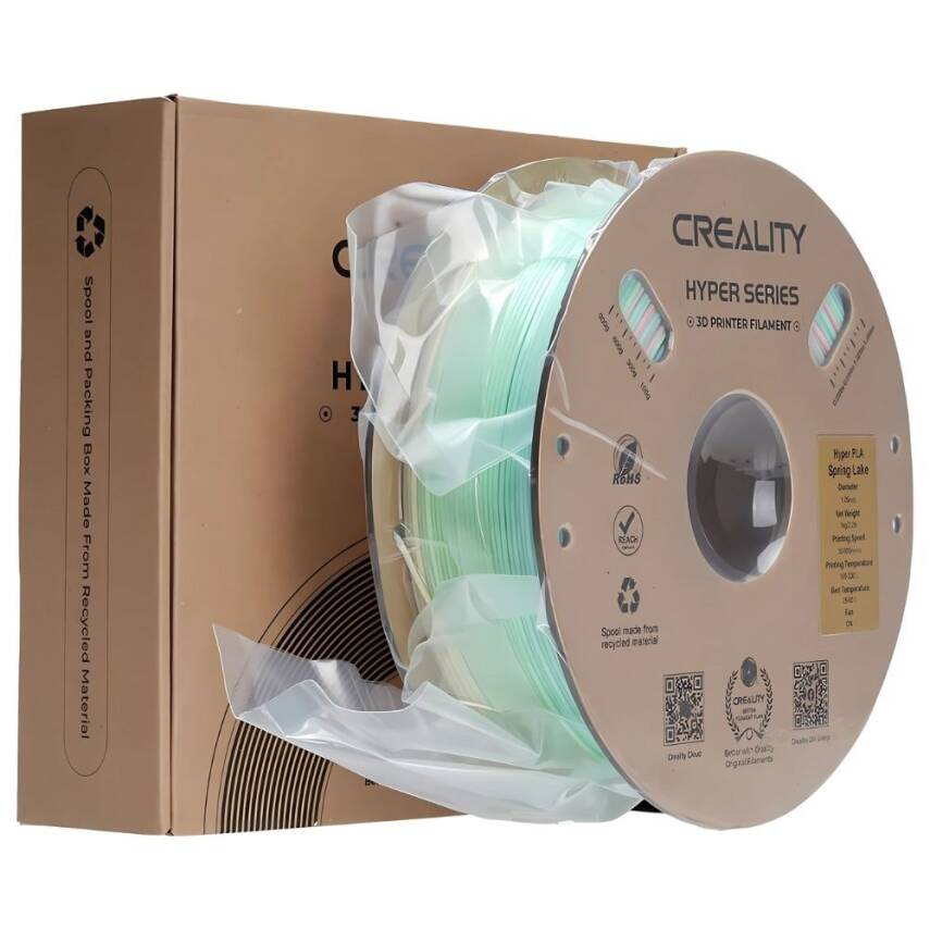 Creality Hyper PLA Rainbow Spring Lake Filament 1.75mm 1000gr - 4