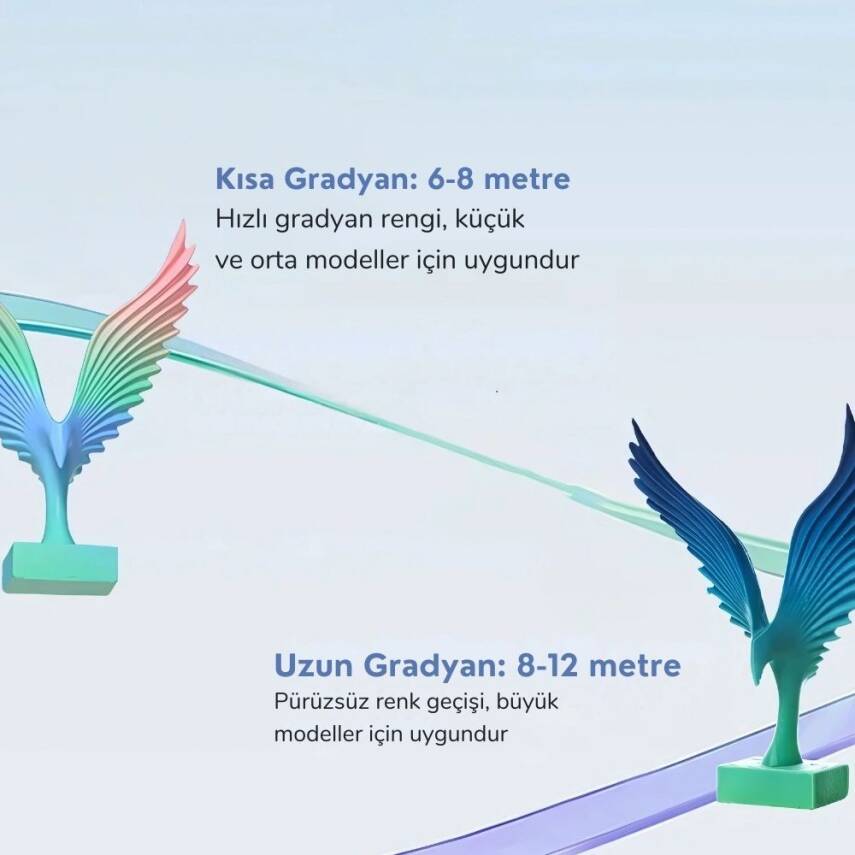 Creality Hyper PLA Rainbow Wild Blossom Long Filament 1.75mm 1000gr - 6