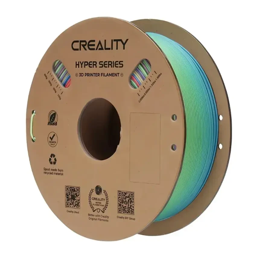 Creality Hyper PLA Rainbow Wild Blossom Short Filament 1.75mm 1000gr - 1
