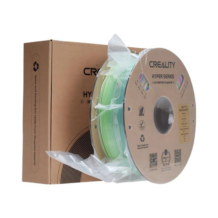 Creality Hyper PLA Rainbow Wild Blossom Short Filament 1.75mm 1000gr - 4