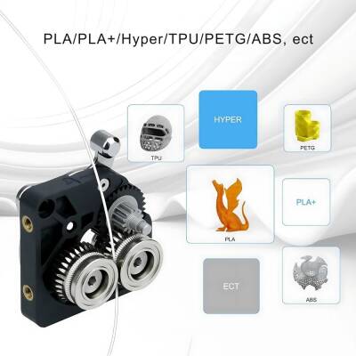 Creality K1 / K1C / K1 Max Extruder Dişlisi - Metal - 3 data-big=