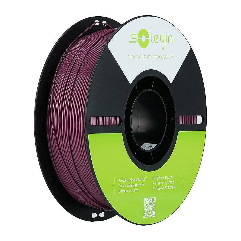 Creality Soleyin Basic PETG Mangosteen Purple Filament 1.75mm 1000gr - 1