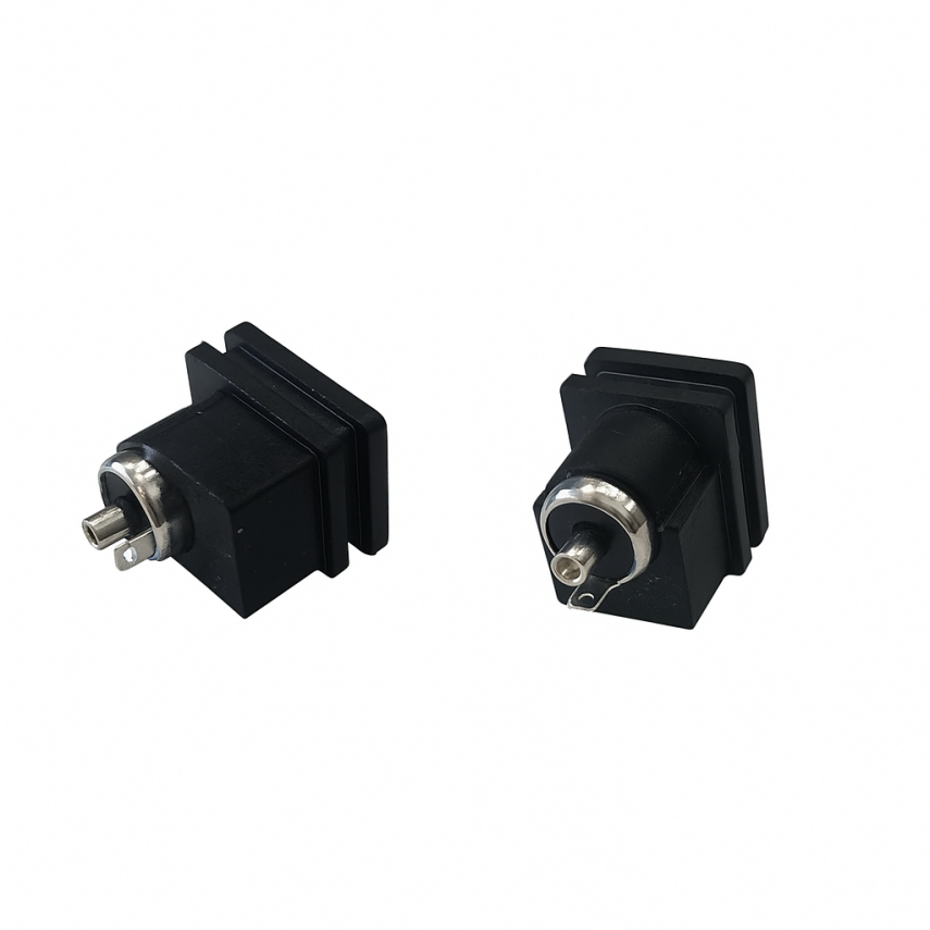 DC Jak 2.1mm İçi Metal - Geçmeli - 2