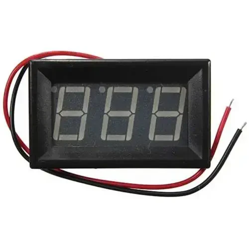 DC Voltmetre - Kırmızı - 1