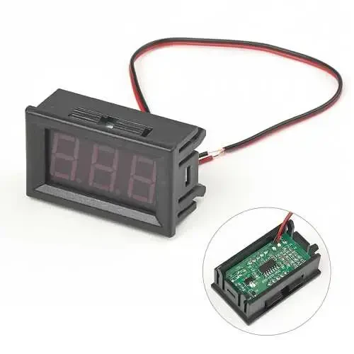 DC Voltmetre - Kırmızı - 2
