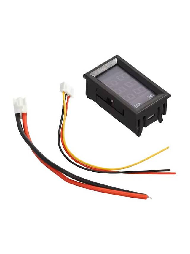 Dijital Voltmetre - Ampermetre DC 0-100V 0-10A - 3