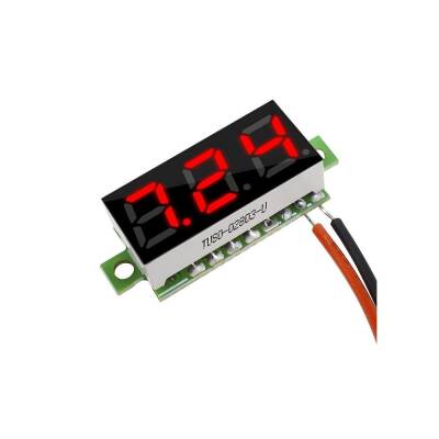 Dijital DC Voltmetre - Kırmızı - Robolink