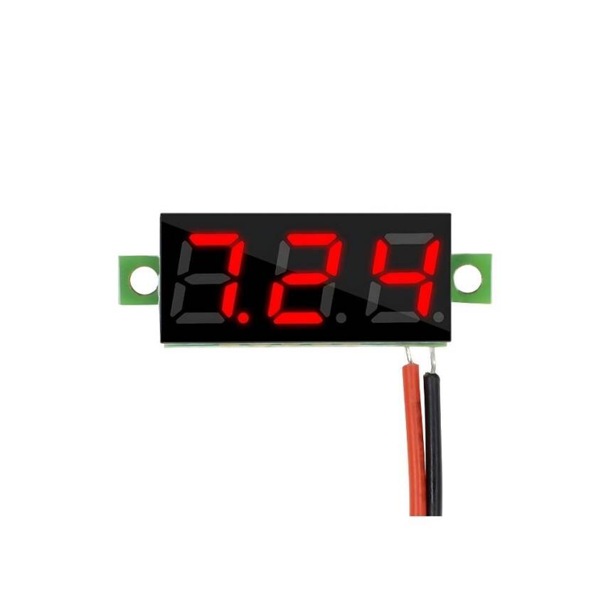 Dijital DC Voltmetre - Kırmızı - 2