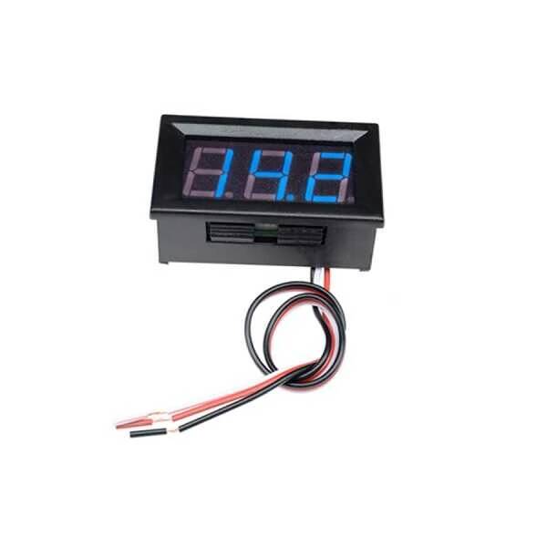 Dijital Voltmetre DC 0-100V - Mavi - 1