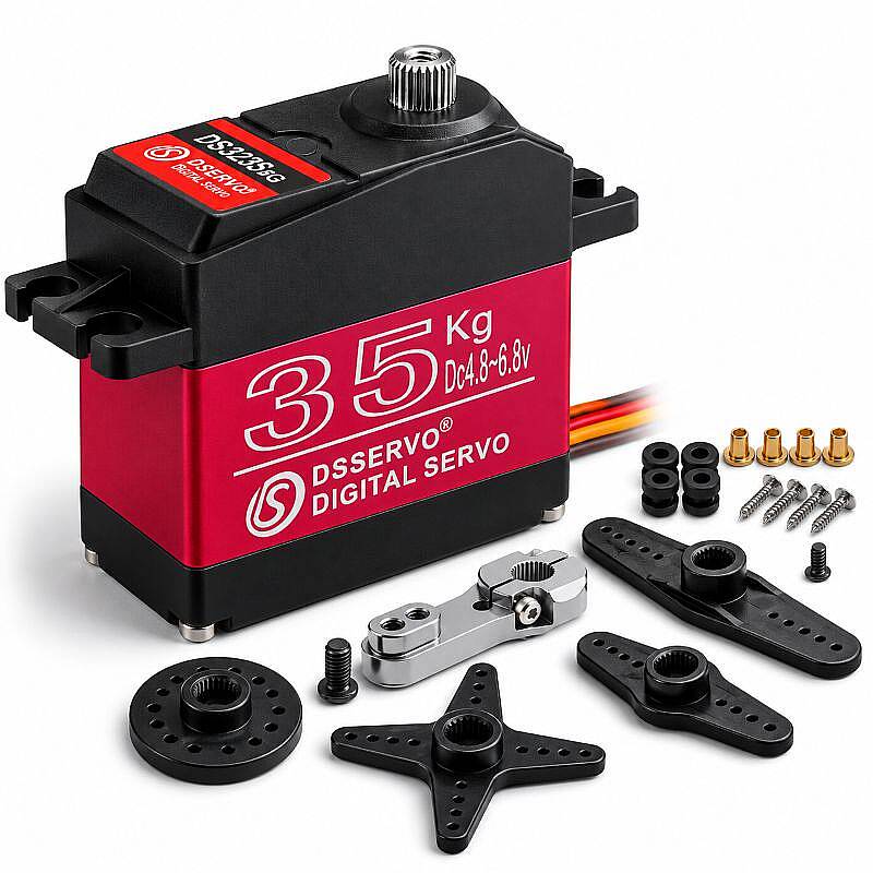 DSSERVO DS3235 35Kg 180° Su Geçirmez Metal Dişli Dijital Servo Motor - 1