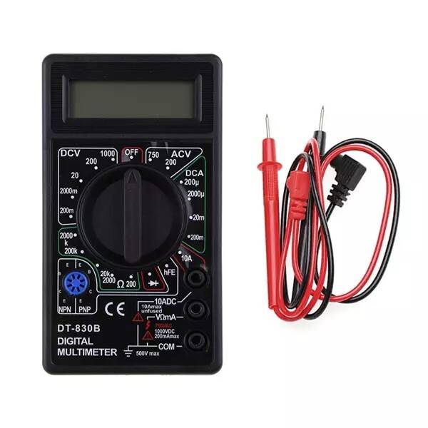 DT-830B Dijital Multimetre - Siyah - 1