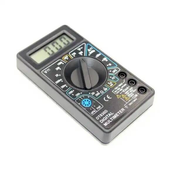 DT-830D Dijital Multimetre - Siyah - 2
