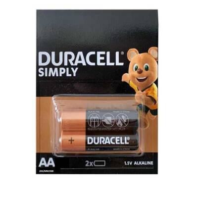 Duracell Alkaline AA Kalem Pil 1.5 V-2 Adet - 1 data-big=