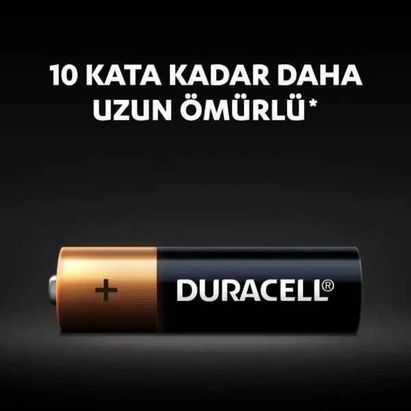 Duracell Alkaline AA Kalem Pil 1.5 V-MN1500-4 Adet - 2