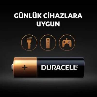 Duracell Alkaline AA Kalem Pil 1.5 V-MN1500-4 Adet - 3 data-big=