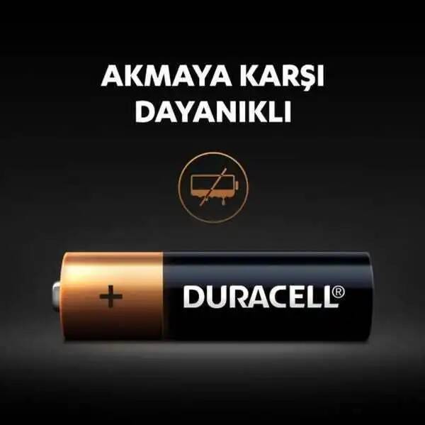 Duracell Alkaline AA Kalem Pil 1.5 V-MN1500-4 Adet - 4