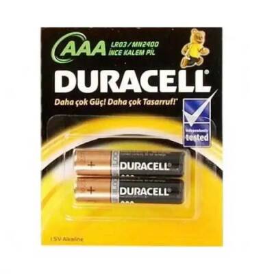 Duracell Alkaline AAA İnce Kalem Pil 1.5 V-2 Adet - 1 data-big=