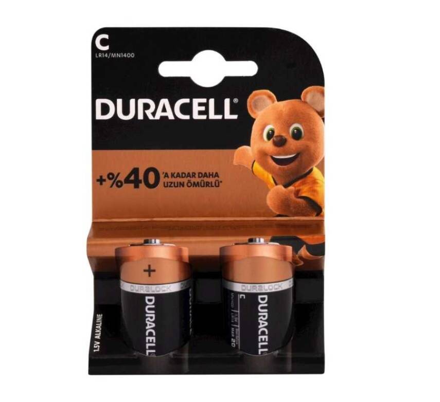 Duracell C Orta Pil 2'li - 1
