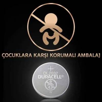 Duracell CR2032 Lityum Düğme/Para Pil-3V - 3 data-big=