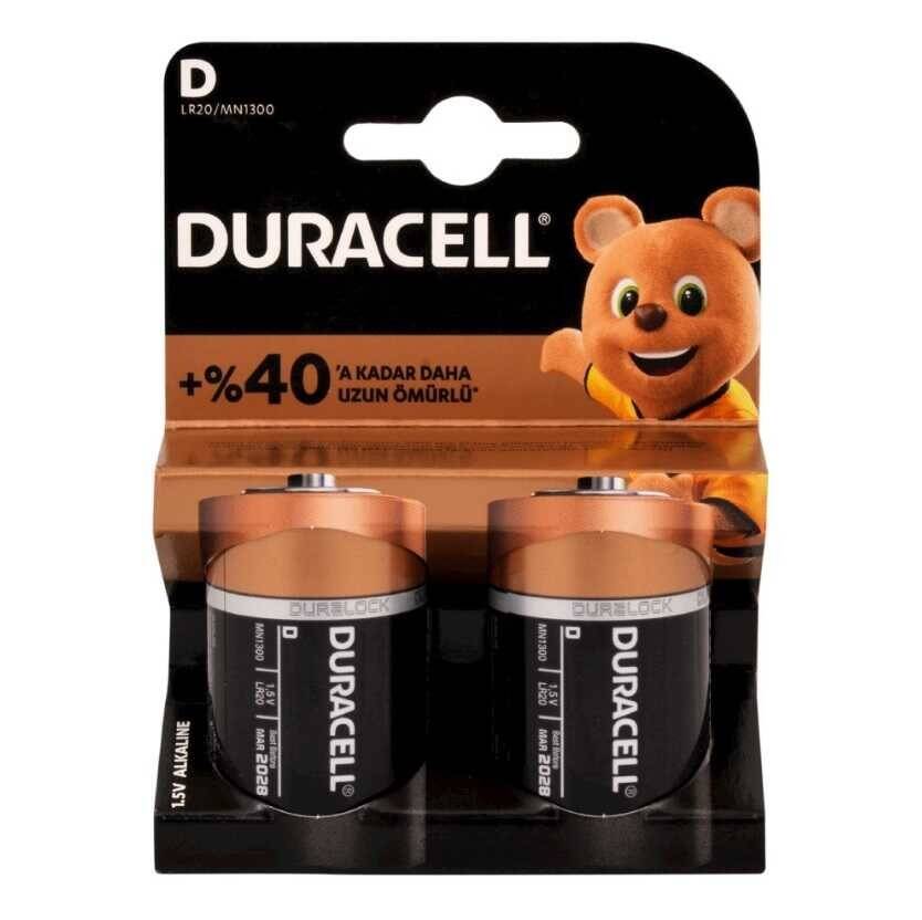 Duracell D Size Büyük Pil 2'li - 1