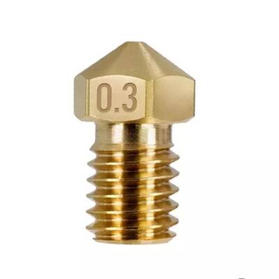 E3DV6 0.3mm Pirinç Nozzle - 2.85mm Filament Uyumlu - 1 data-big=