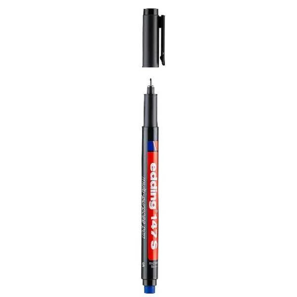 Edding 147 S Asetat Kalemi 0.3 mm Yuvarlak Uçlu - Siyah - 1
