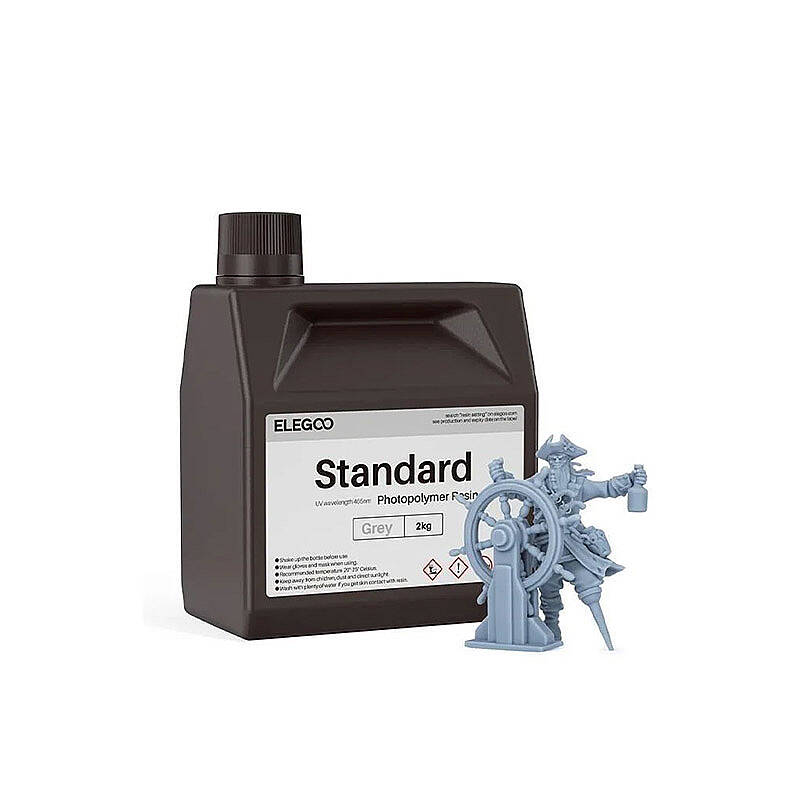 ELEGOO 3D Yazıcı Standart Reçine - Gri - 2Kg - 1