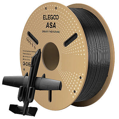ELEGOO ASA Filament Deep Black 1.75mm 1000gr