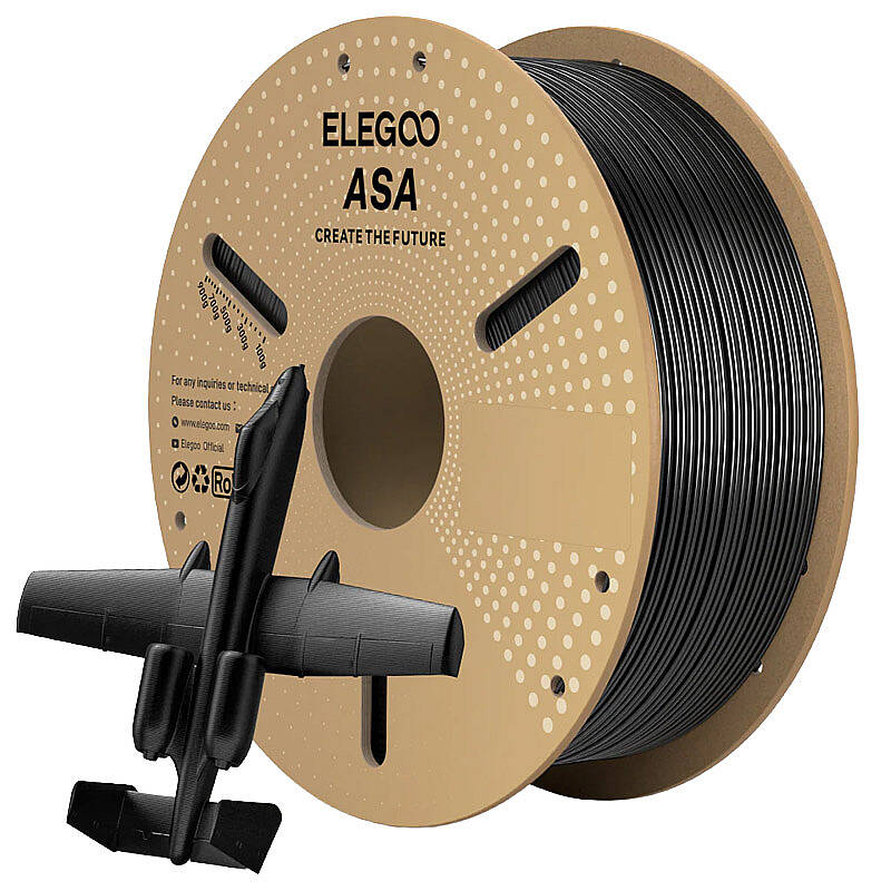 ELEGOO ASA Filament Deep Black 1.75mm 1000gr - 1