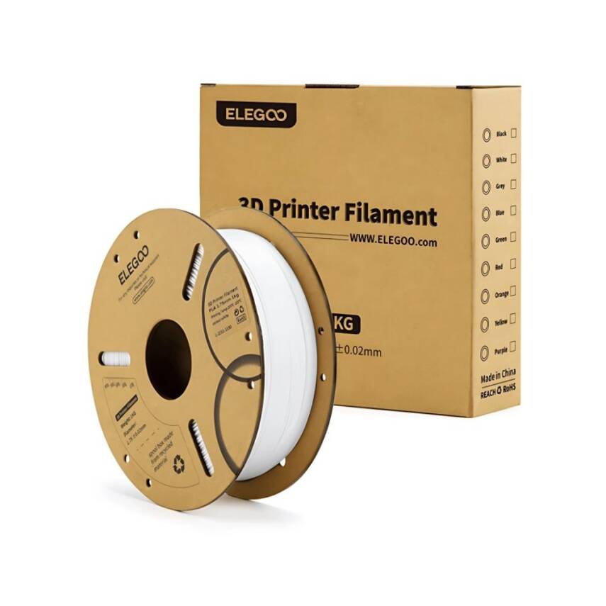 Elegoo PLA Filament Beyaz 1.75mm 1000gr - 2