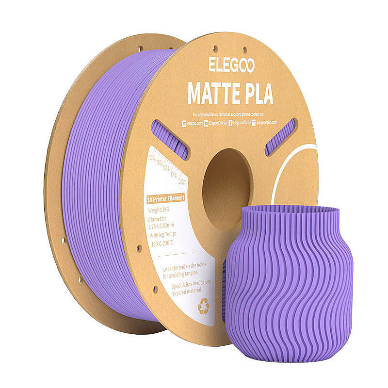 ELEGOO PLA Matte Lavanta Mor Filament 1.75mm 1000gr - 1