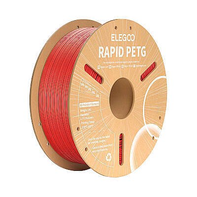 ELEGOO Rapid Petg Kırmızı Filament 1.75mm 1000gr 