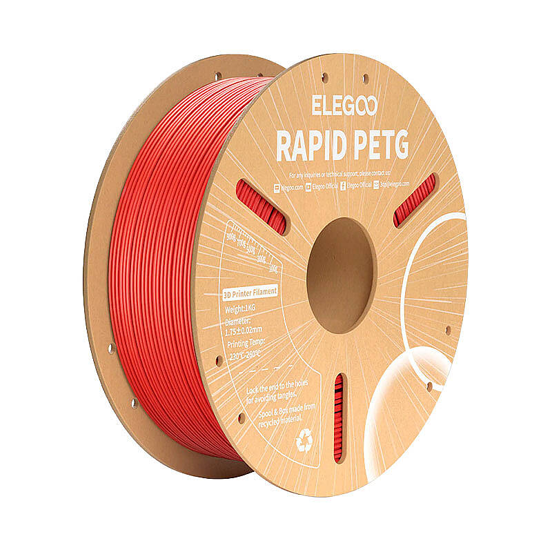ELEGOO Rapid Petg Kırmızı Filament 1.75mm 1000gr - 1