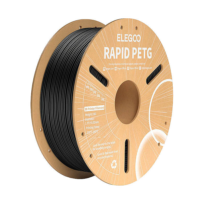 ELEGOO Rapid Petg Siyah Filament 1.75mm 1000gr - 1