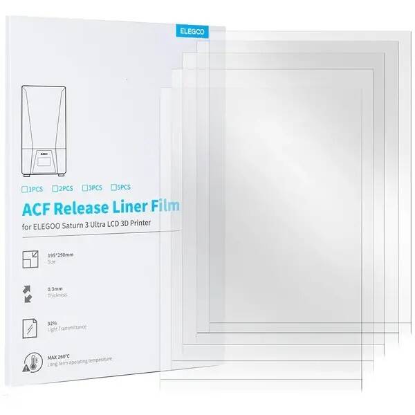 ELEGOO Saturn 3 Ultra ACF Film - 5 Adet - 1