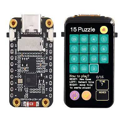 ESP32-C6 1.47 İnch LCD Ekranlı Geliştirme Kartı – Wi-Fi 6 & Bluetooth - 3 data-big=