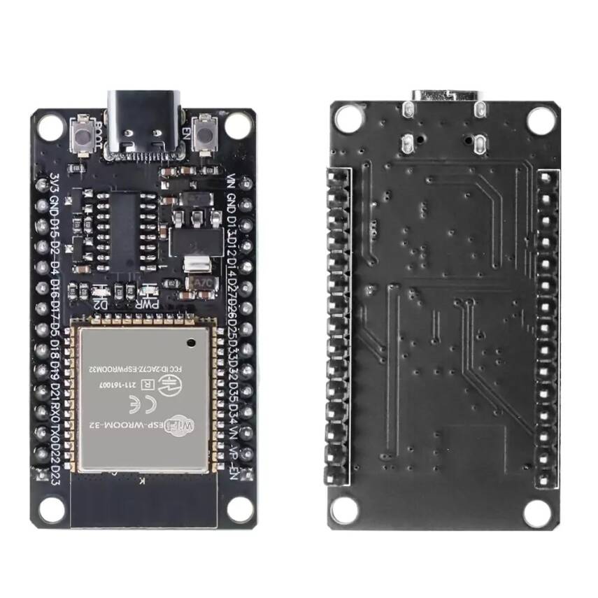 ESP32-WROOM CH340 Wifi ve Bluetooth Modülü - Type C - 3