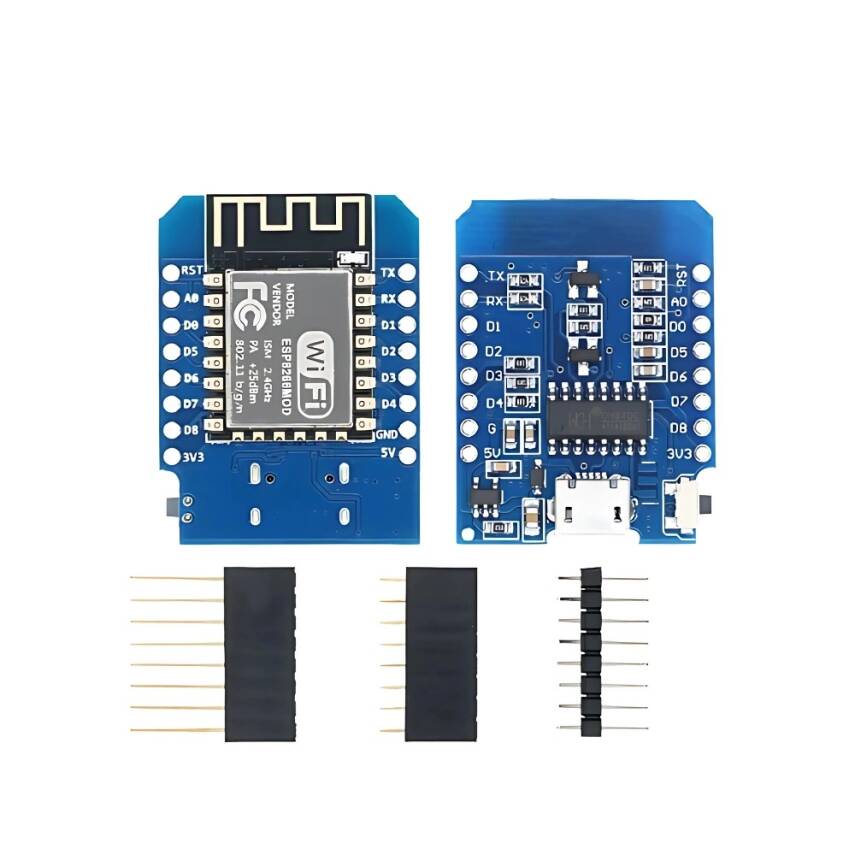 ESP8266 Nodemcu D1 Mini Geliştirme Kartı - Micro USB - 3