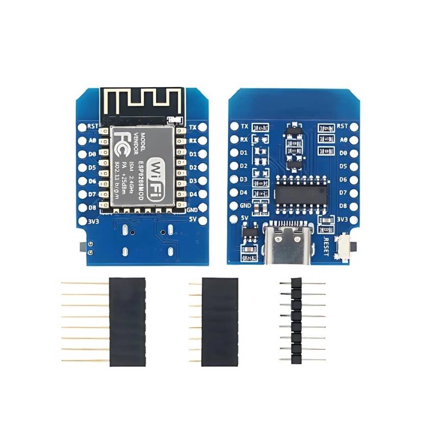 ESP8266 Nodemcu D1 Mini Geliştirme Kartı - Type C USB - 3