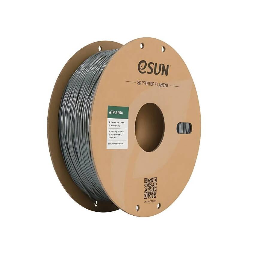 Esun E-TPU 95A Filament Gri 1.75mm 1000gr - 1