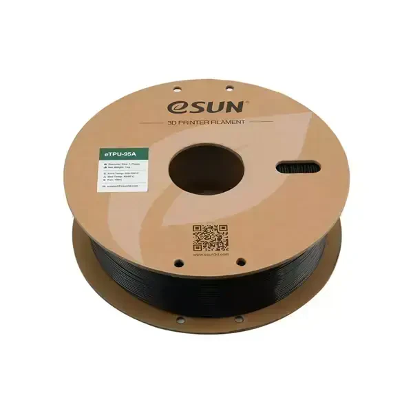 Esun E-TPU 95A Filament Siyah 1.75mm 1000gr - 1